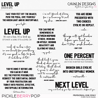 Level up - word art