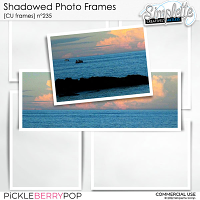 Shadowed Photo Frames (CU overlays) 235 by Simplette