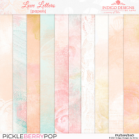 Love Letters Papers Pack by Indigo Designs by Anna  