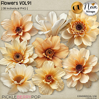 Flowers VOL91 - CU - by Neia Scraps