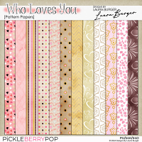 Who Loves You Pattern Papers - Designs By Laura Burger