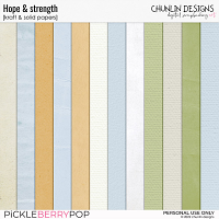 Hope & strength - kraft & solid papers