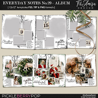 Everyday Notes December No.29 ~ Templates 