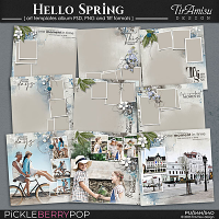 Hello Spring ~ Art Templates Album by TirAmisu design