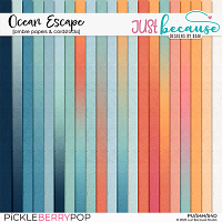 Ocean Escape Ombre Papers & Cardstocks by JB Studio