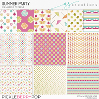 Summer Party Layered Patterns (CU)