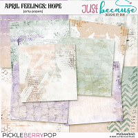 April Feelings: Hope Artsy Papers by JB Studio