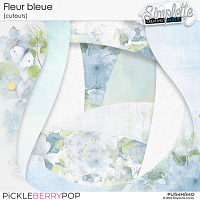 Fleur Bleue (cutouts) by Simplette