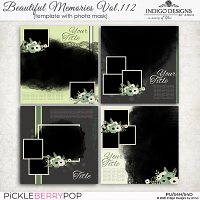 Beautiful Memories Templates Vol.112 by Indigo Designs by Anna