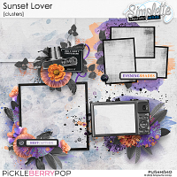 Sunset Lover (clusters) by Simplette