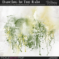 Dancing In The Rain ~ art transfers 