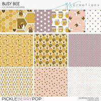 Busy Bee Layered Patterns (CU)