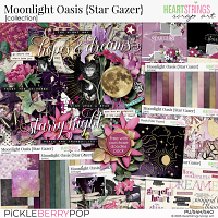 Moonlight Oasis {Star Gazer} Collection & FWP Doodles