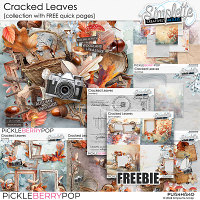 Cracked Leaves (collection with FREE quick pages) by Simplette