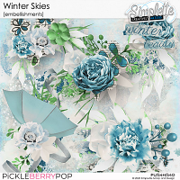 Winter Skies (embellishments) by Simplette