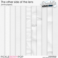 The other side of the lens (white papers) by Simplette