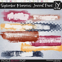 September Memories Journal Paint