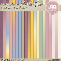 April Daydreams: Now & Then Ombré Papers & Cardstocks by JB Studio