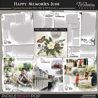 Happy Memories Templates Plus Free Gift ~ June