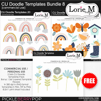 CU Doodle Templates Bundle 8