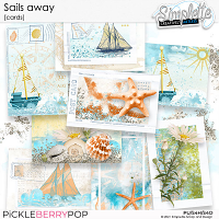 Sails away (cards) by Simplette