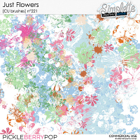 Just Flowers (CU overlays) 221 by Simplette