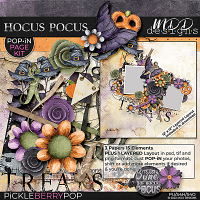 Hocus Pocus POP•iN PAGE KiT by MDD Designs