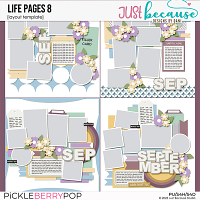 {CU} Life Pages 8 Templates by JB Studio