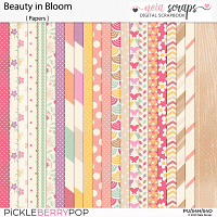 Beauty in Bloom -  Papers - by Neia Scraps