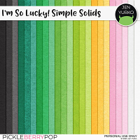 I'm So Lucky! Simple Solids