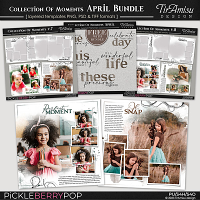 Collection Of Moments Templates ~ April Bundle  