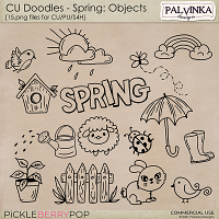 CU Doodles - Spring Objects