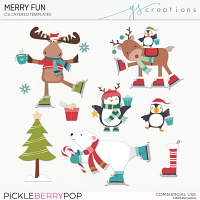 Merry Fun Layered Templates (CU)