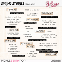 SPRING STORIES | journal bits by Bellisae