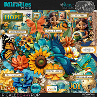 Everyday Miracles [Page Kit] by Cindy Ritter & Manu Scraps