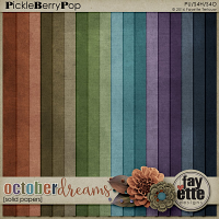 October Dreams Solid Papers