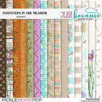 Footsteps in the Meadow Papers by JB Studio