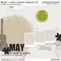 May23 - Artsy layered template #5