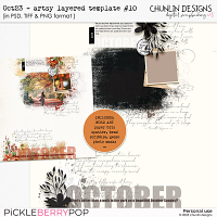 Oct23 - Artsy layered template #10