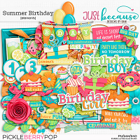 Summer Birthday Elements by JB Studio