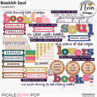 Bookish Soul - Word Art - by Neia Scraps