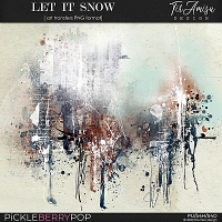 Let It Snow ~ art transfers by TirAmisu design