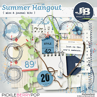 Summer Hangout Misc & Journal Bits by JB Studio