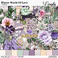 Winter World Of Love-Page Kit