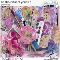 Be the artist of your life (elements) by Simplette