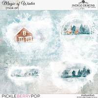 Magic of Winter Accent Overlays by Indigo Designs by Anna