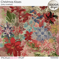 Christmas Kisses [artsy overlays] by Sekada Designs 