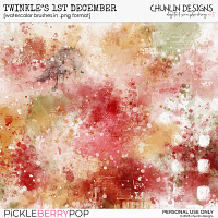Twinkle's 1st December - watercolor brushes in .png format