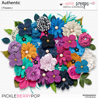 Authentic - Flowers - by Neia Scraps