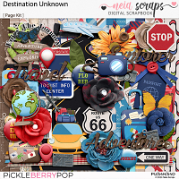 Destination Unknown - Page Kit - by Neia Scraps